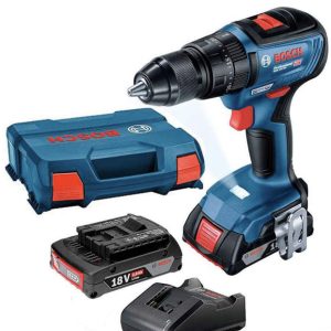 دریل پیچ گوشتی ضربه ای شارژی GSB 18V-50 باتری ۲ آمپر بوش