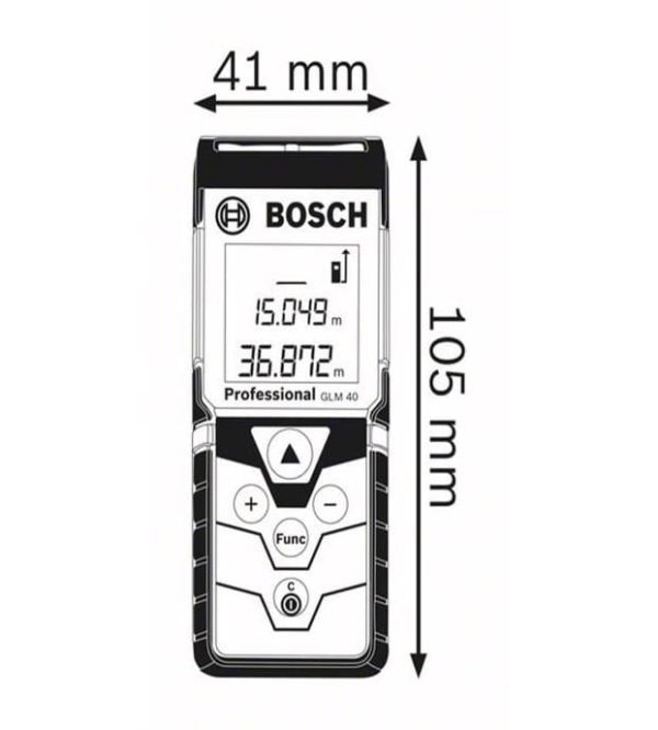 متر لیزری GLM 40 بوش