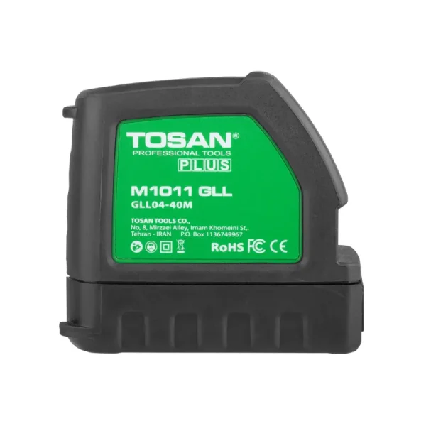 تراز لیزری دو خط نور سبز توسن مدل M1011 GLL